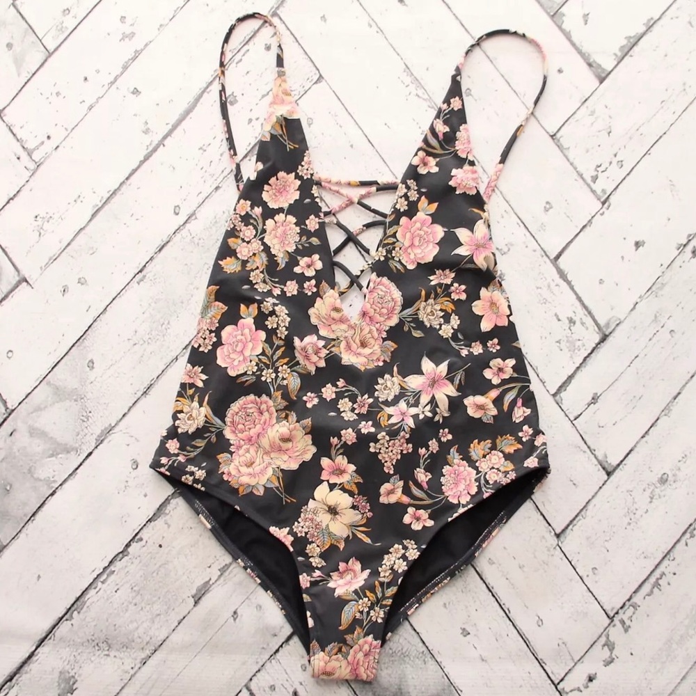 New Billabong Love Trip One-Piece Swimsuit